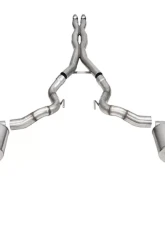 Corsa 3" Xtreme Catback w/ 4.5" Polished Pro-Series Slash Tips Ford Mustang GT Convertible 2024                                     - 21270 - Image 2