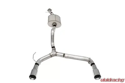 Corsa Turbo 2.75in Catback Dual Exhaust w/4in Straight-Cut Polished Tips Ford Bronco 2.7L Turbo 2-Door 2021+ - 21208