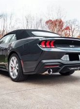 Corsa 3" Xtreme Catback w/ 4.5" Polished Straight Cut Flat Tips Ford Mustang GT Convertible 2024                                     - 21271 - Image 4