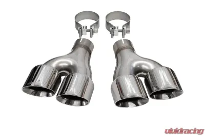 Corsa Systems 4.0" Polished Twin Tip Replacement Kit Jeep Grand Cherokee Summit Edition 2014-2021 - 14068