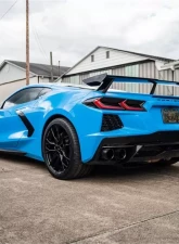 Corsa 3" Catback w/ 4.5" Carbon Fiber Black PVD Tips Chevrolet Corvette C8 2020-2024                                     - 21105CFBLK - Image 4