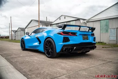 Corsa 3" Catback w/ 4.5" Carbon Fiber Black PVD Tips Chevrolet Corvette C8 2020-2024 - 21105CFBLK