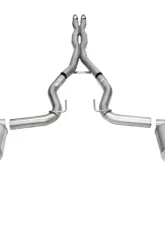Corsa 3" Sport Catback w/ 4.5" Polished Straight Cut Flat Tips Ford Mustang GT Coupe 2024                                     - 21255 - Image 2