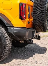 Corsa Turbo 2.75in Sport Catback Dual Exhaust w/4in Straight-Cut Black Tips Ford Bronco 2.3L Turbo 2-Door 2021+                                     - 21204BPC - Image 4