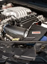 Corsa Performance Black Carbon Fiber Air Intake w/ MaxFlow 5 Filter Dodge Durango | Jeep Grand Cherokee 6.2L 2018+                                     - 44011 - Image 4