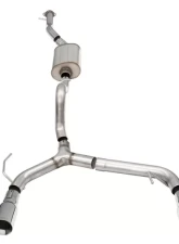 Corsa Turbo 2.75in Catback Dual Exhaust w/4in Straight-Cut Polished Tips Ford Bronco 2.3L Turbo 2-Door 2021+                                     - 21206 - Image 2