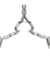 Corsa 3" Xtreme Catback w/ 4.5" Black PVD Pro-Series Slash Tips Ford Mustang GT Convertible 2024                                     - 21270BLK - Image 2