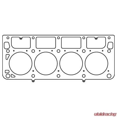 Cometic Gaskets .045" MLS Cylinder Head Gasket for GM LS1/LS2/LS3/LS6 V8 Engines - C5476-045