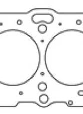 Cometic Gaskets Cylinder Head Gasket .040" MLS for Oldsmobile LD9 Quad 4, Fits Multiple Models                                     - C5866-040 - Image 4