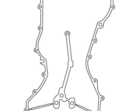 Cometic Gasket Mazda 2.3L MZR Timing Cover Gasket AFM for CX-7, Mazda 3, Mazda 6