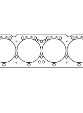 Cometic Gaskets Copper Cylinder Head Gasket .043" for Chevrolet Gen-1 Small Block V8                                     - C15412-043 - Image 4
