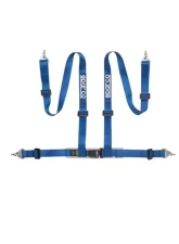 Sparco 2-Inch Tuner 4-Point Snap-In Harness Blue                                     - 04604BM1AZ - Image 2