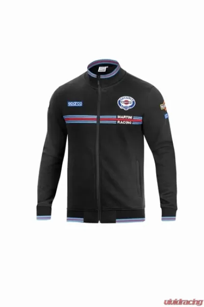 Sparco Black XL Full Zip Martini Jacket - 01278MRNR4XL