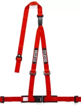 Sparco 3 Point Double Release Belt                                     - 04608DF1RS - Image 2