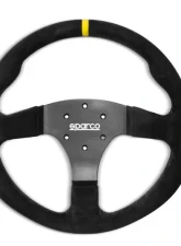 Sparco Steering Wheel R330B Suede with Button                                     - 015R330PSO - Image 2