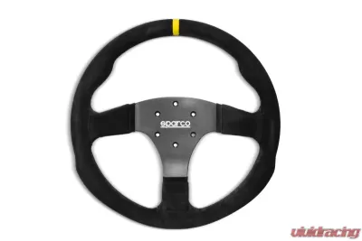 Sparco Steering Wheel R330B Suede with Button - 015R330PSO