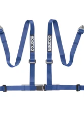 Sparco Blue 2" 4-Point Bolt-In Street Harness                                     - 04604BV1AZ - Image 2