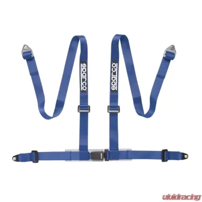 Sparco Blue 2" 4-Point Bolt-In Street Harness - 04604BV1AZ