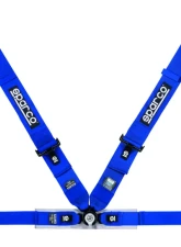 Sparco Blue 4 Point 3 Inch| 2 Inch Competition Harness Belt                                     - 04716M1AZ - Image 2