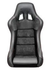 Sparco Leather/Alcantara Black/Grey Seat QRT Performance                                     - 008012RPNRRS - Image 2