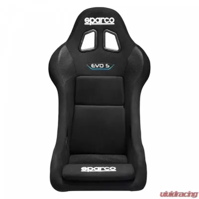 Sparco Black Vinyl 2020 EVO S QRT Competition Seat - 008024RNR