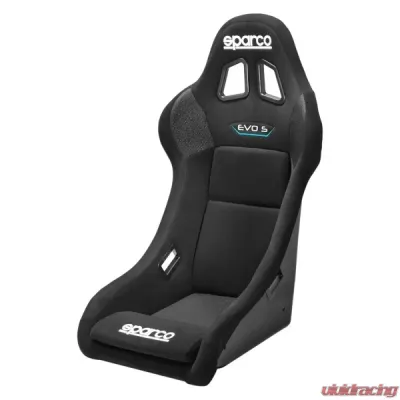 Sparco Black Vinyl 2020 EVO S QRT Competition Seat - 008024RNR