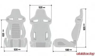 Sparco Black Seat R333 2021 - 009011NR