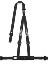 Sparco Black 2 Inch 3 Point Double Release Belt                                     - 04608DF1NR - Image 2