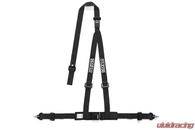 Sparco Black 2 Inch 3 Point Double Release Belt - 04608DF1NR