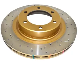 DBA Front Drilled & Slotted 4000 Series Rotor Toyota Land Cruiser