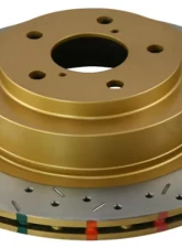 DBA Rear Cross Drilled & Slotted 4000 XS HD Series Rotor Subaru WRX 06-07                                     - 4653XS - Image 5