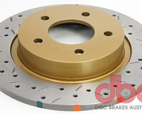 DBA Rear Drilled & Slotted 4000 XS HD Series Rotor Mazda 3 2.3L 04-05