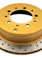 DBA Rear Drilled and Slotted 4000 Series Rotor Toyota Landcruiser 200 2007+                                     - 42723XS - Image 2