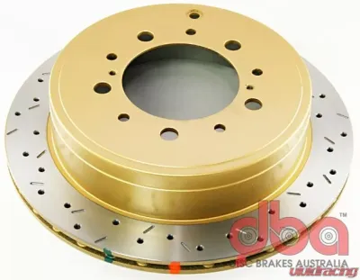 DBA Rear Drilled and Slotted 4000 Series Rotor Toyota Landcruiser 200 2007+ - 42723XS