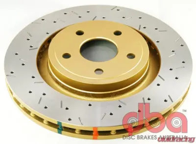 DBA 360mm Front Drilled & Slotted T3 4000 Series Rotor Jeep Grand Cherokee SRT-8 06-10 - 42532XS