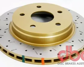 DBA 4000 Series Drilled and Slotted Front Rotor Dodge Durango 05-09 | Ram 05-10