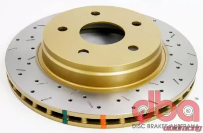 DBA 4000 Series Drilled and Slotted Front Rotor Dodge Durango 05-09 | Ram 05-10 - 42442XS