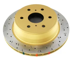 DBA 4000 Series Drilled and Slotted Rear Rotor Chevrolet Silverado 06-08 | GMC Sierra