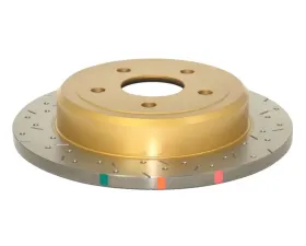 DBA Rear Drilled & Slotted 4000 Series Rotor Infiniti QX56 04-08 | Armada 04-05