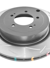 DBA Rear Clubspec Road & Race Brake Rotor 4000 T3 Slot Mitsubishi EVO X 2008+                                     - 42225S - Image 2