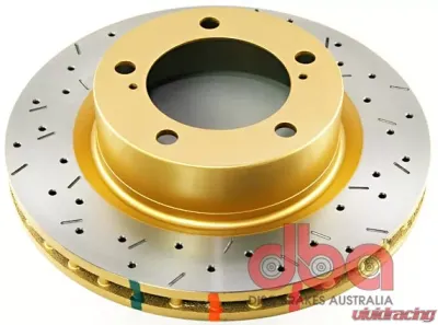 DBA Front Drilled and Slotted 4000 Series Rotor Toyota Landcruiser 200 2007+ - 42722XS