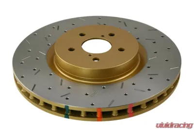 DBA Front Cross Drilled & Slotted 4000 XS HD Series Rotor Subaru STi 04-12 - 4654XS-10