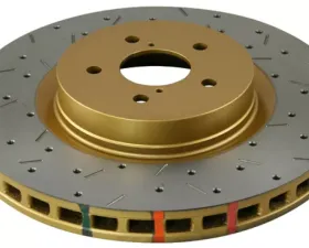 DBA Front Drilled & Slotted 4000 Series Rotor Subaru Legacy GT 05-08