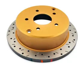 DBA 4000 Series Drilled and Slotted Rear Rotor Pontiac GTO 2004