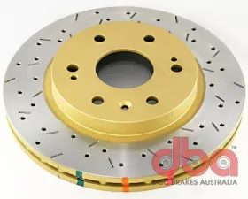 DBA 4000 Series Drilled and Slotted Front Rotor Chevrolet Silverado 06-08 | GMC Sierra