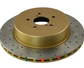 DBA Rear Drilled & Slotted 4000 Series Rotor Subaru WRX 04-07