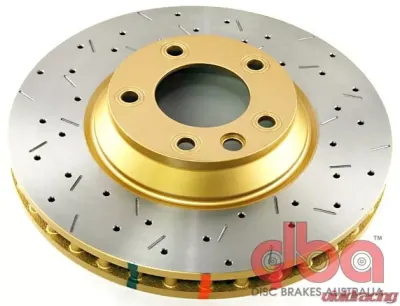 DBA Front Cross Drilled & Slotted 4000 XS HD Series Rotor Audi Q7 06-08 - 42246XS