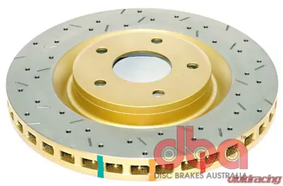DBA Front Cross Drilled & Slotted 4000 XS HD Series Rotor Chevrolet Corvette C5 97-04 - 42994XS