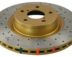 DBA Front Single 4000 Series XS Premium Cross-Drilled & Slotted Nissan 350Z