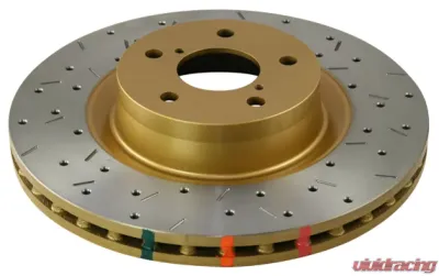 DBA Front Single 4000 Series XS Premium Cross-Drilled & Slotted Nissan 350Z - 42308XS